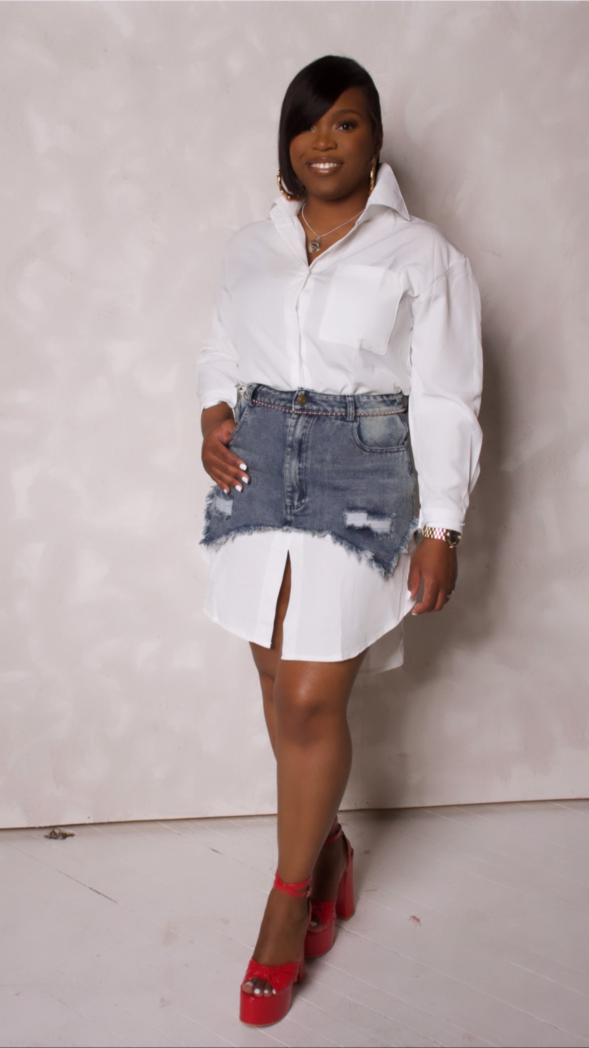 Chrissy Oversized Shirt Dress The Sassy Apparel | Unique Fashion Boutique Chrissy Oversized Shirt Dress The Sassy Apparel | Unique Fashion Boutique