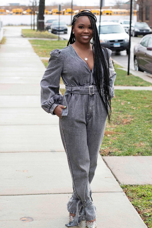 No Smoke Denim Jumpsuit