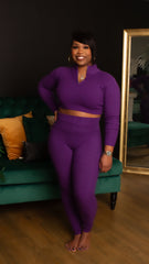 Zoie High Waisted Pants Set